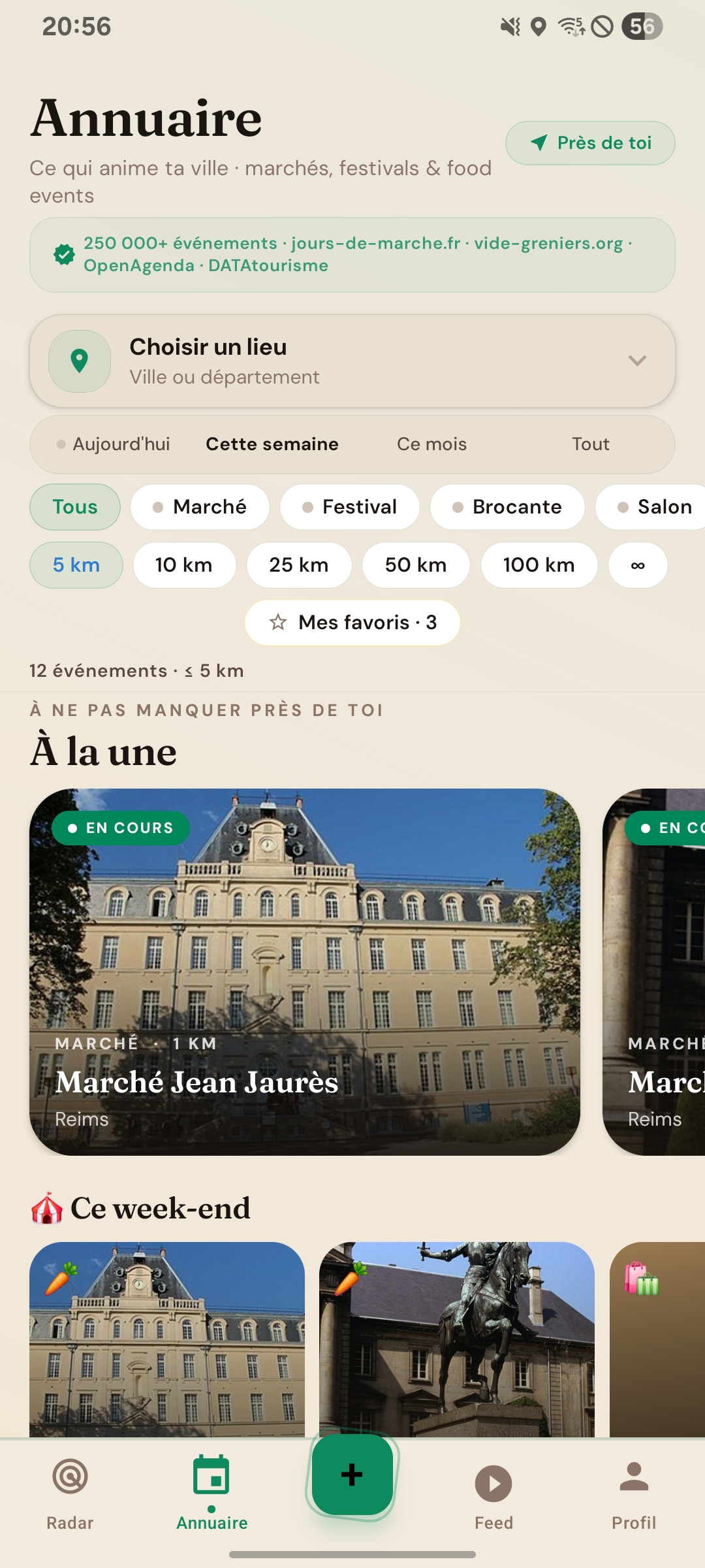 Annuaire FoodRadar