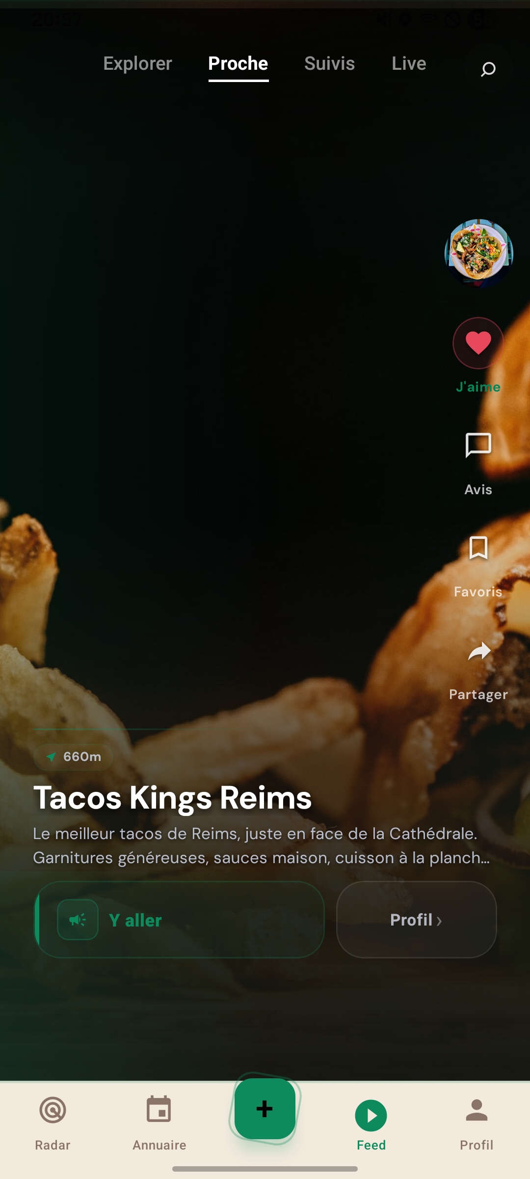 Feed FoodRadar
